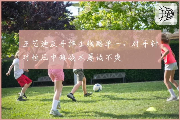 王艺迪反手弹击线路单一，对手针对性压中路战术屡试不爽